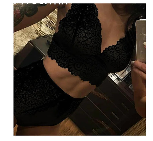 AlluraOneâ„¢ Two-Piece Set, Sexy Lace Lingerie Outfit