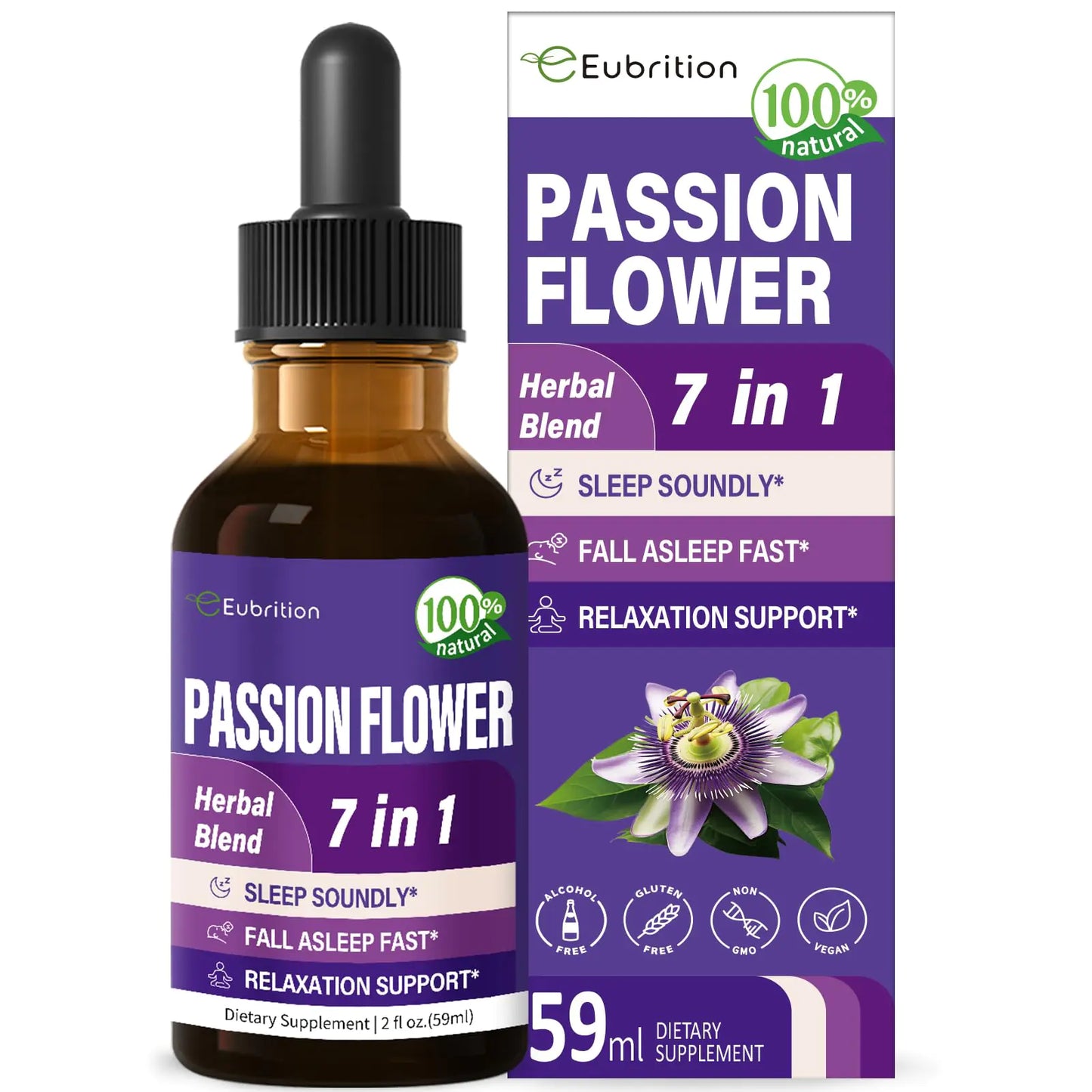 AlluraOne™ SereniSleep Passion Flower & Valerian Drops