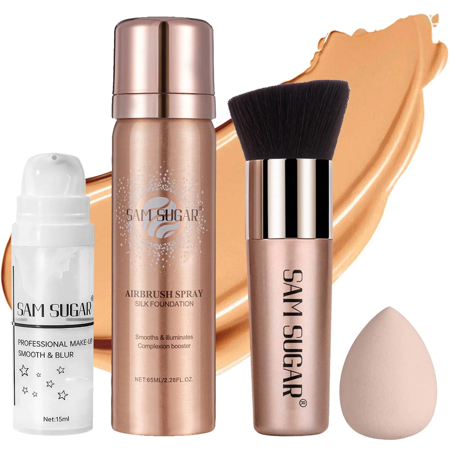 AlluraOne™ Flawless Matte Spray-on Foundation Set Warm Honey