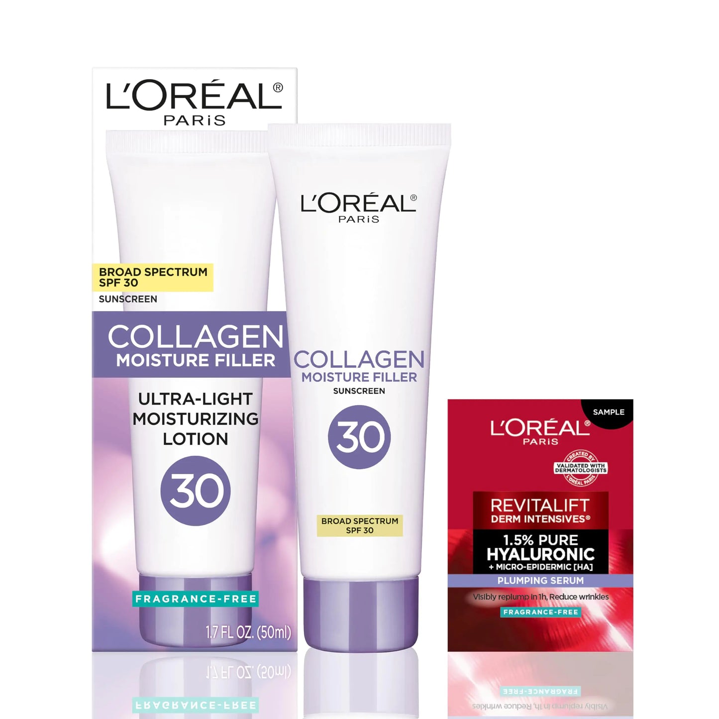 AlluraOne™ LOreal Paris Collagen SPF 30 Moisturizer & Daily Sunscreen