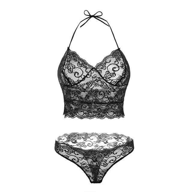 AlluraOne™ Lace Lingerie and Sleepwear Set