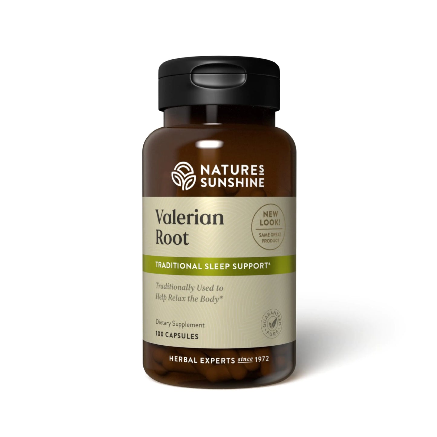 AlluraOne™   Nature's Pure Valerian Root 100 Caps - Herbal Sleep Aid