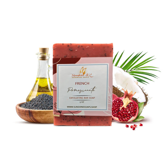 AlluraOne™   Pomegranate & Poppy Seed Hydrating Soap Bar