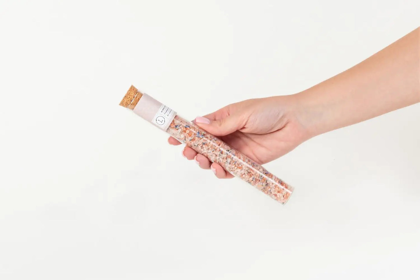 AlluraOne™   Luxury Bath Salt & Bomb Gift Set in Glass Tubes