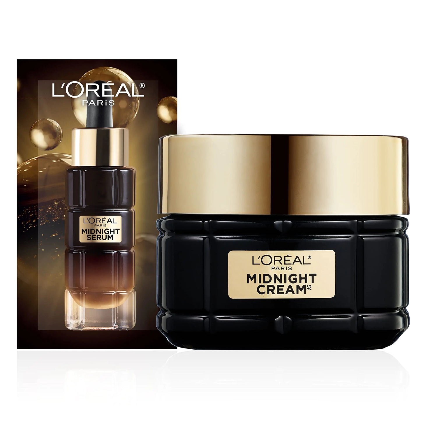 AlluraOne™   LOreal Paris Age Perfect Midnight Anti-Aging Cream 1.7oz + Free Serum