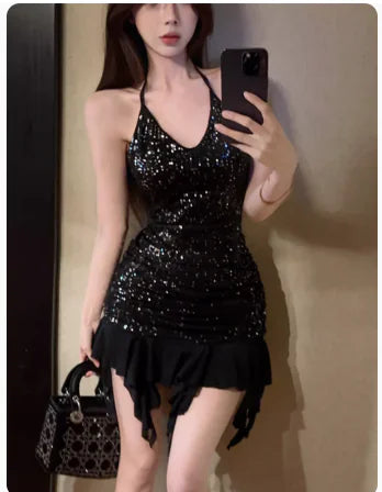 AlluraOne™   Black Lace Lingerie and Nightdress for Women