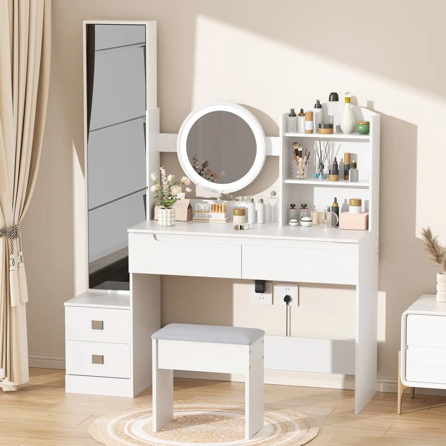 AlluraOne™   VFF Modern Bedroom Vanity Set