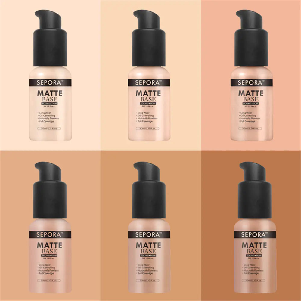 AlluraOne™   Matte Waterproof Liquid Foundation and Concealer Cream