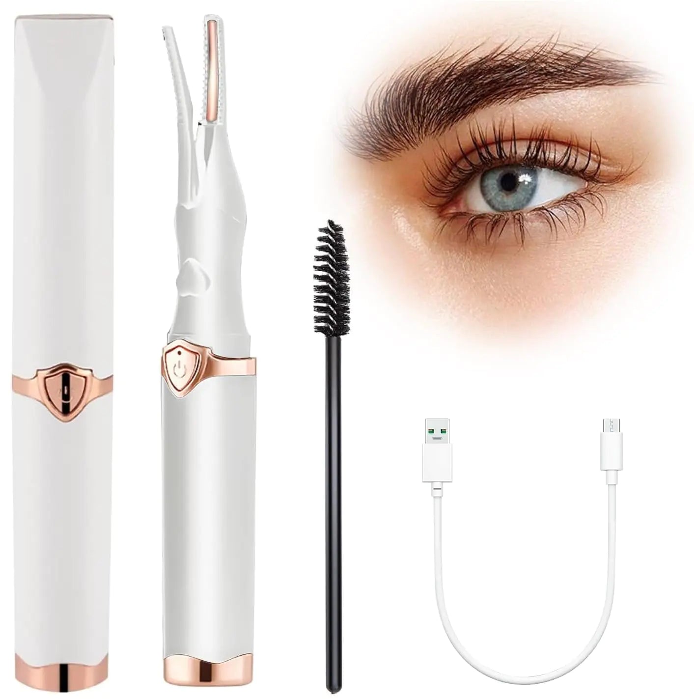 AlluraOne™   Portable Heated Lash Curler - Quick and Lasting Curls