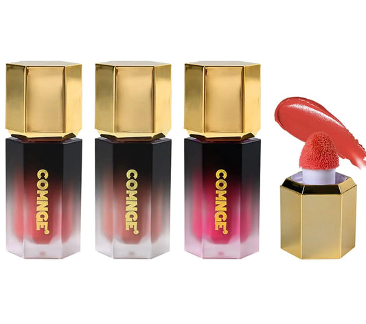 AlluraOne™   4ct Matte Liquid Blush - Nude Tones for Lips and Cheeks