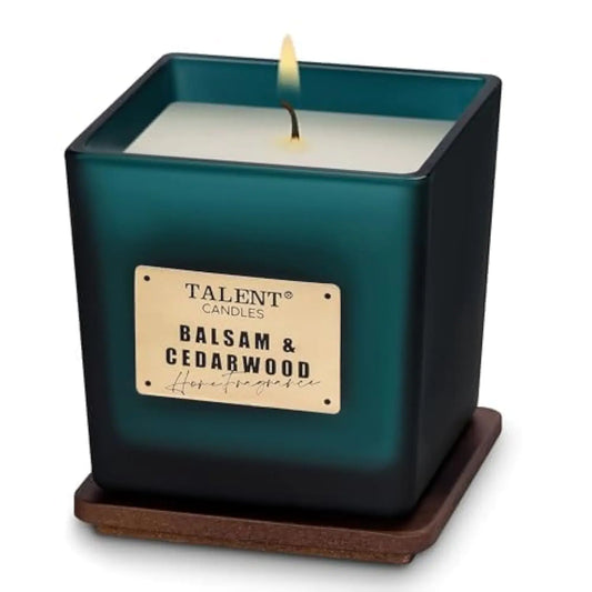 AlluraOne™   Deluxe Aromatherapy Soy Candles - Balsam & Cedarwood