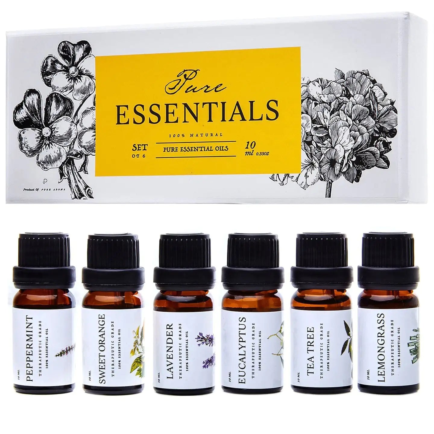 AlluraOne™   Pure Essential Oils 6 Pack