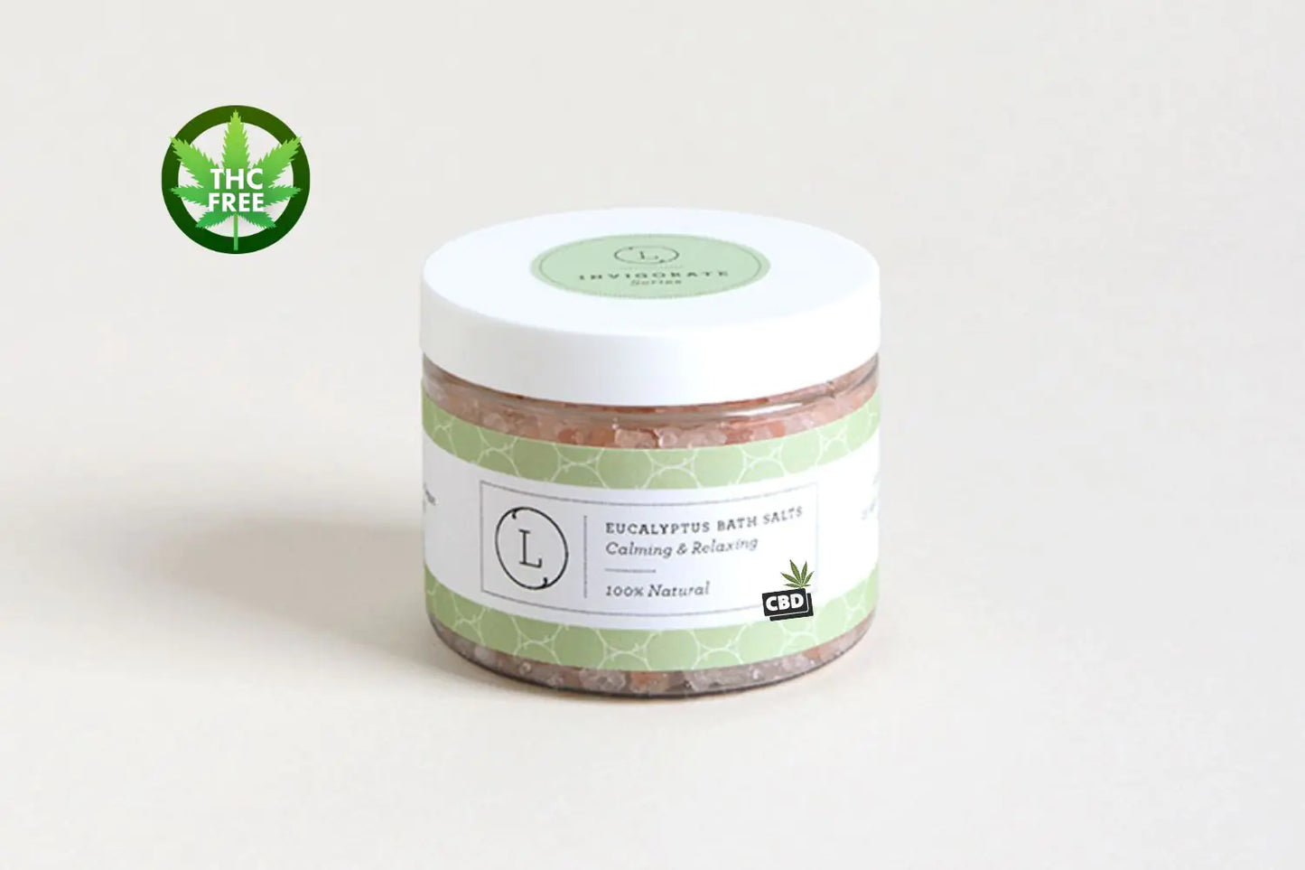 AlluraOne™   Soothing Eucalyptus CBD Bath Salts (THC Free)