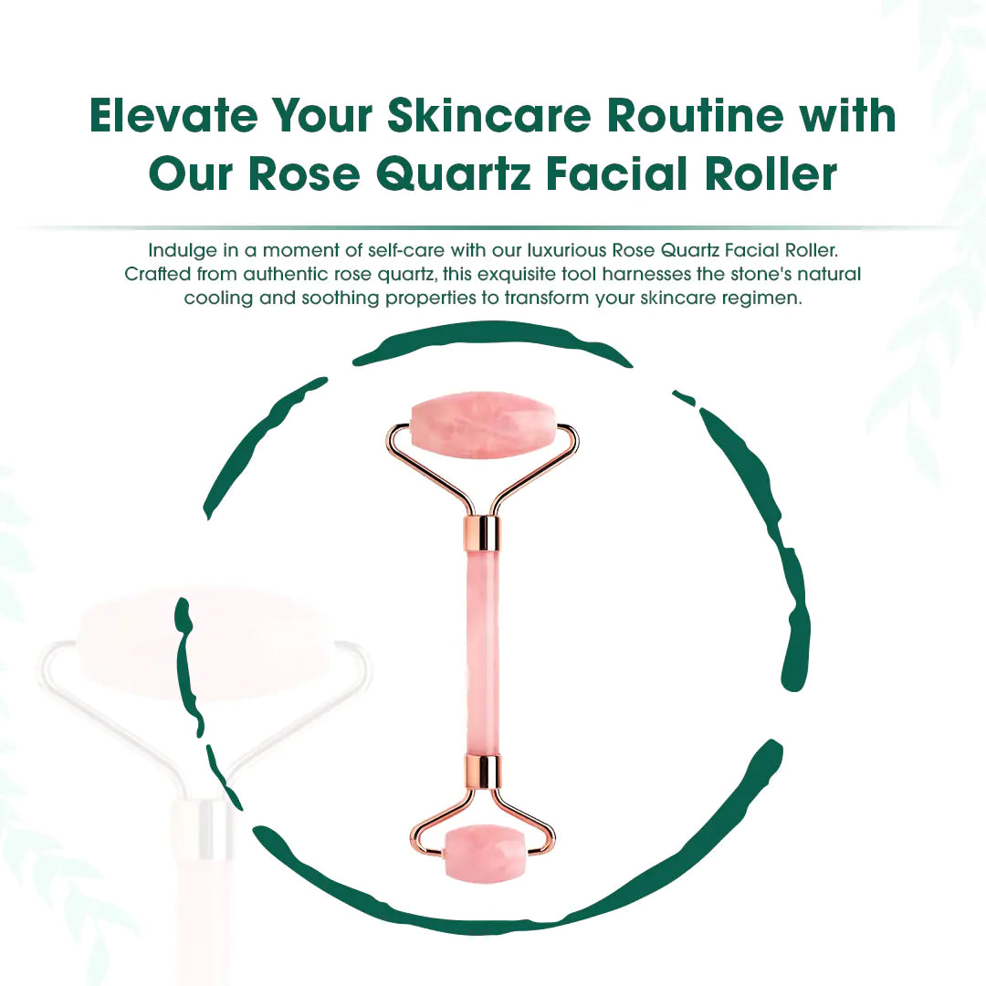 AlluraOne™   Rose Quartz Skincare Roller