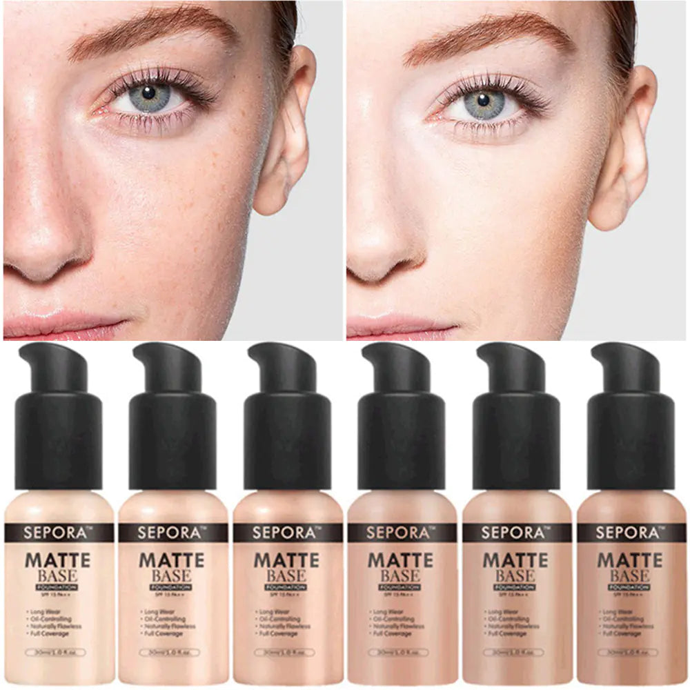 AlluraOne™   Matte Waterproof Liquid Foundation and Concealer Cream