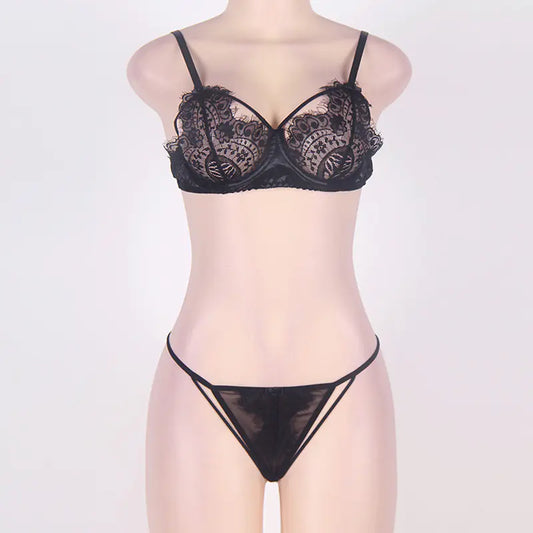 AlluraOne™ Lace Lingerie Set for Women - Bikini Style