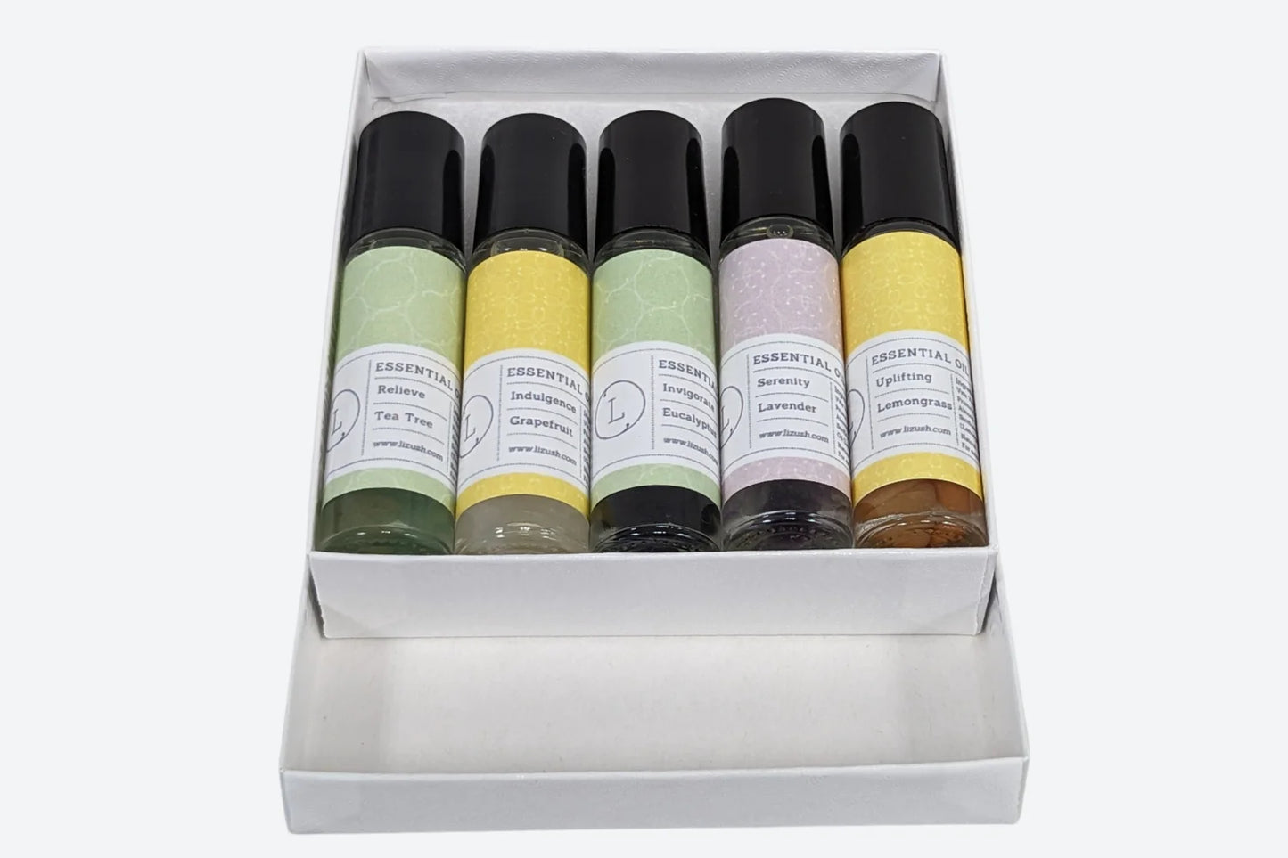 AlluraOne™   Set of Essential Oils Roll-On with Crystals
