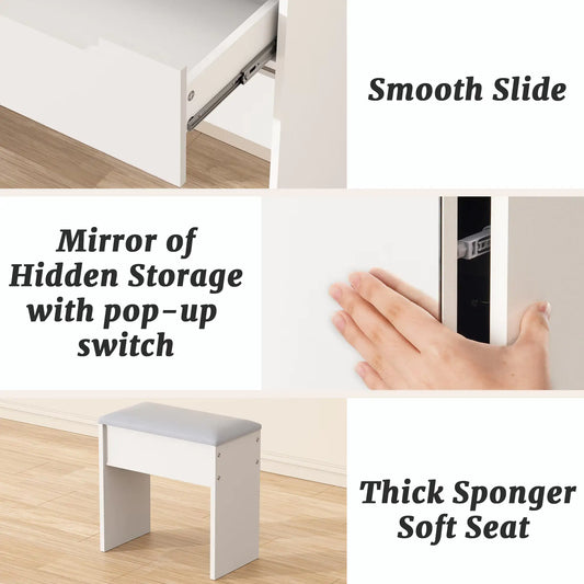 AlluraOne™   VFF Modern Bedroom Vanity Set