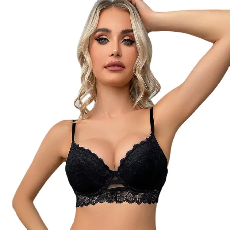 AlluraOne™   Women's Lace Lingerie with Adjustable Thickened Bra